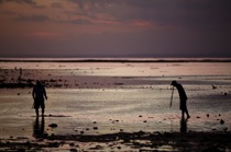 Fishing at twilight, Nusa Lembongan, by marcorossimusic